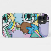 Coques Case-Mate iPhone Dessin Arrière - plan Pop Art (Dos (Horizontal))