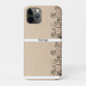 Coques Case-Mate iPhone  Dessin au trait sur papier kraft  (Dos)