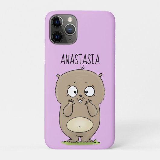 Coques Case-Mate iPhone Dessin d'adorable hamster (Dos)
