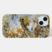 Coques Case-Mate iPhone Dessin d'agate à panache de cimetière (Verso (horizontal))