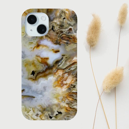 Coques Case-Mate iPhone Dessin d'agate à panache de cimetière