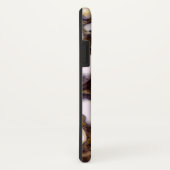 Coques Case-Mate iPhone dessin d'agate marron violet blanc (Dos/Droite)