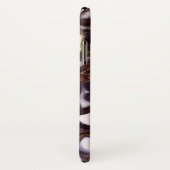 Coques Case-Mate iPhone dessin d'agate marron violet blanc (Dos/Droite)