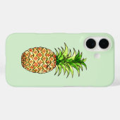 Coques Case-Mate iPhone dessin d'ananas aquarelle (Verso (horizontal))