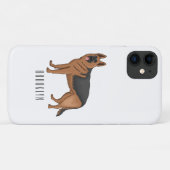 Coques Case-Mate iPhone dessin de berger allemand (Dos (Horizontal))