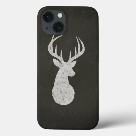 Coques Case-Mate iPhone Dessin de calcaire de cerfs avec Antlers (Verso)