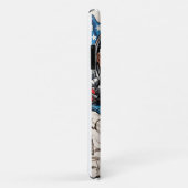 Coques Case-Mate iPhone Dessin de chien traditionnel américain (Dos/Droite)