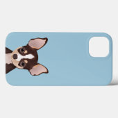 Coques Case-Mate iPhone Dessin de Chihuahua (Verso (horizontal))