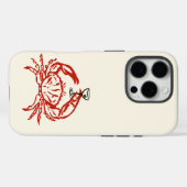 Coques Case-Mate iPhone Dessin de crabe (Verso (horizontal))
