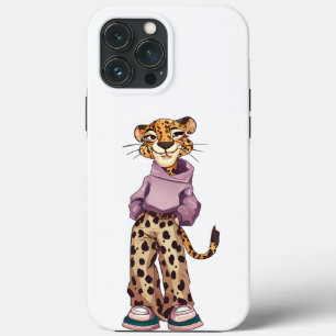 Case-Mate iPhone Case Dessin de fille ado de tigre amusant