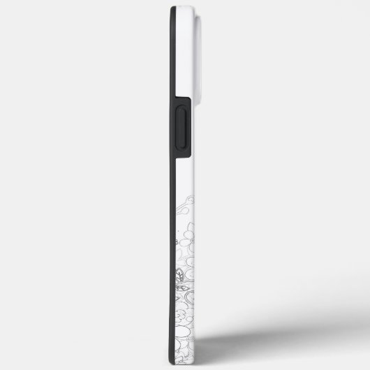 Coques Case-Mate iPhone Dessin de flux de crayons (Verso / Droite)