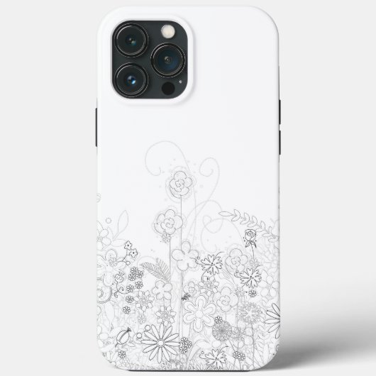 Coques Case-Mate iPhone Dessin de flux de crayons (Verso)