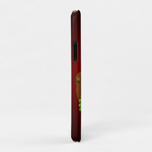 Coques Case-Mate iPhone Dessin de Frankenstein Monster avec Citrouille (Dos/Droite)