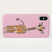 Coques Case-Mate iPhone Dessin de girafe, animaux de safari (Dos (Horizontal))