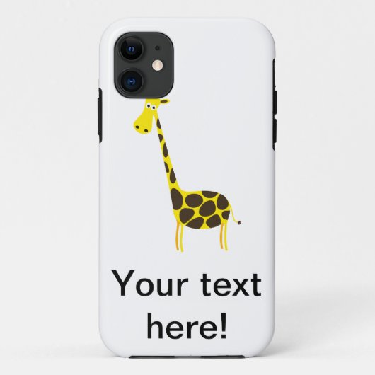 Coques Case-Mate iPhone Dessin de Giraffe (Dos)