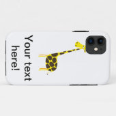 Coques Case-Mate iPhone Dessin de Giraffe (Dos (Horizontal))
