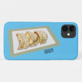 Coques Case-Mate iPhone Dessin de Jiaozi / Chinese dumplings (Dos (Horizontal))