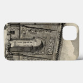 Coques Case-Mate iPhone Dessin de monument de Porte Saint-Denis (Verso (horizontal))