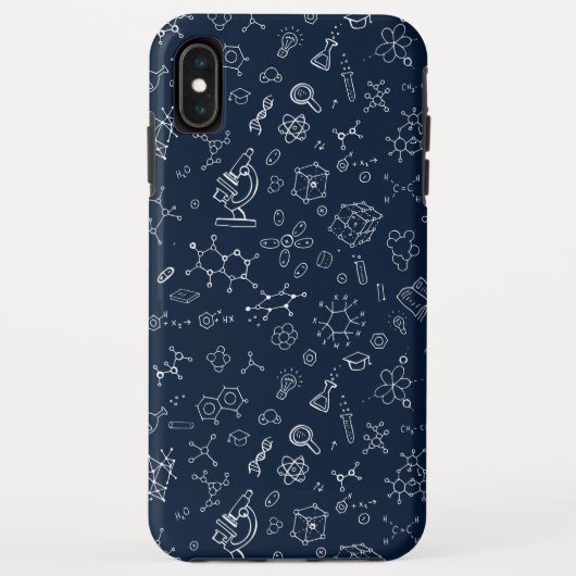 Coques Case-Mate iPhone Dessin de motif de chimie / science (Dos)