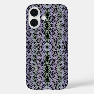 Coques iPhone 16 Dessin de motif de vigne rampante feuillue avec pa