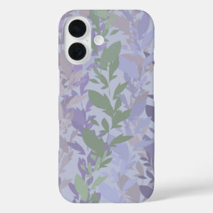 Coques iPhone 16 Dessin de motif de vigne rampante feuillue avec pa