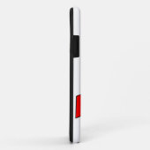 Coques Case-Mate iPhone Dessin de ruban rouge (Dos/Droite)