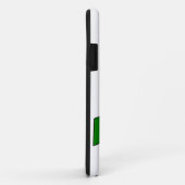 Coques Case-Mate iPhone Dessin de ruban vert (Dos/Droite)