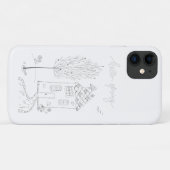 Coques Case-Mate iPhone Dessin d'encre source Hello (Dos (Horizontal))