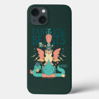 Dessin Des Bêtes Fantastiques Émergent De Suitcase