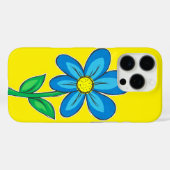 Coques Case-Mate iPhone Dessin d'illustration de fleur rétro (Verso (horizontal))