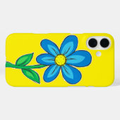 Coques Case-Mate iPhone Dessin d'illustration de fleur rétro mignon (Verso (horizontal))