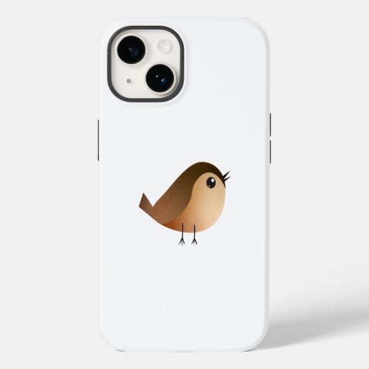 Coques Case-Mate iPhone Dessin d'Oiseau de Bruant (Verso)