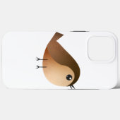 Coques Case-Mate iPhone Dessin d'Oiseau de Bruant (Verso (horizontal))