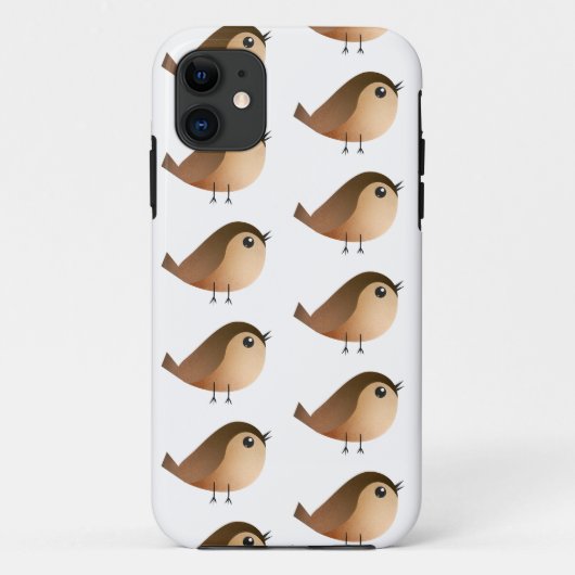 Coques Case-Mate iPhone Dessin d'Oiseau de Bruant (Dos)