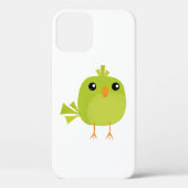 Coques Case-Mate iPhone Dessin d'oiseau vert (Verso)