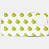 Coques Case-Mate iPhone Dessin d'oiseau vert (Verso (horizontal))