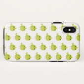 Coques Case-Mate iPhone Dessin d'oiseau vert (Dos (Horizontal))