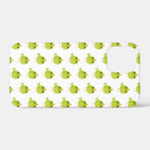 Coques Case-Mate iPhone Dessin d'oiseau vert (Verso (horizontal))