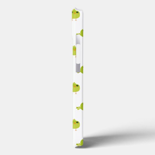 Coques Case-Mate iPhone Dessin d'oiseau vert (Verso / Gauche)