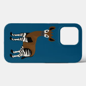 Coques Case-Mate iPhone Dessin d'Okapi, Animal Majestic Okapi, Amateurs d' (Verso (horizontal))