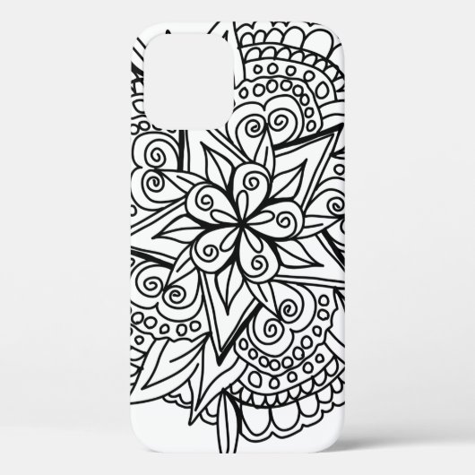 Coques Case-Mate iPhone Dessin du cool de conception de mandala (Verso)