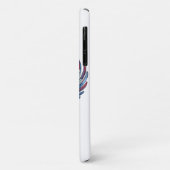 Coques Case-Mate iPhone Dessin d'un aigle, concept 4 juillet (Dos/Gauche)