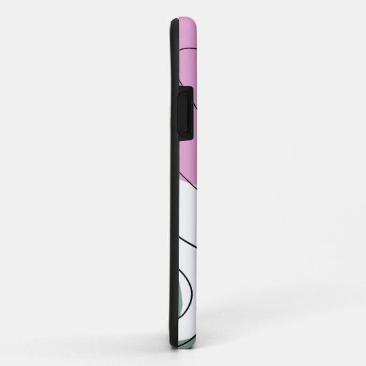 Coques Case-Mate iPhone Dessin et formes botaniques Abstraites (Dos/Droite)