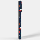 Coques Case-Mate iPhone Dessin festif Père Noël Cat Celebration (Verso / Droite)