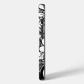 Coques Case-Mate iPhone Dessin Floral Zen Noir Et Blanc (Verso / Gauche)