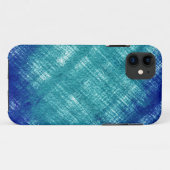 Coques Case-Mate iPhone dessin graphique arrière - plan bleu grunge (Dos (Horizontal))