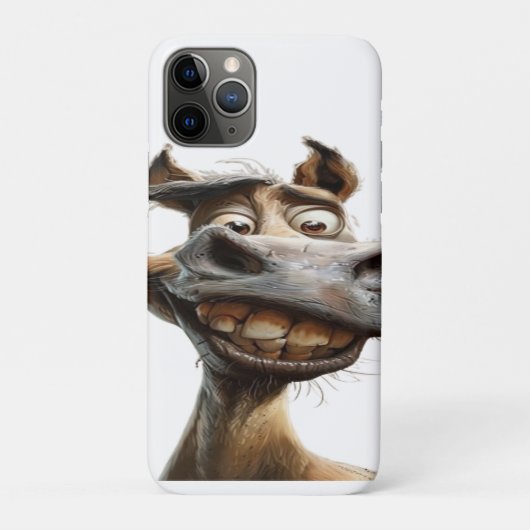 Coques Case-Mate iPhone dessin humoristique âne (Dos)