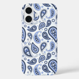 Coques iPhone 16 Dessin imprimé floral paisley complexe