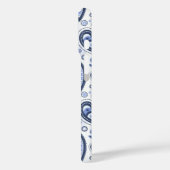 Coques Case-Mate iPhone Dessin imprimé floral paisley complexe (Verso / Gauche)