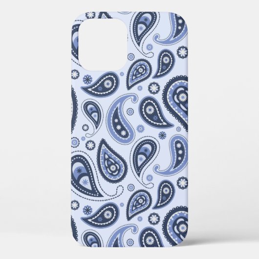 Coques Case-Mate iPhone Dessin imprimé floral paisley complexe (Verso)